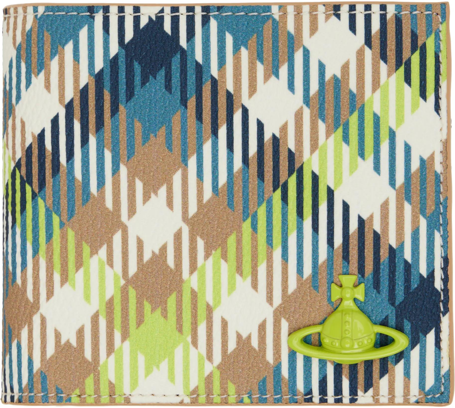 Multicolor Coin Pocket Man Wallet by VIVIENNE WESTWOOD