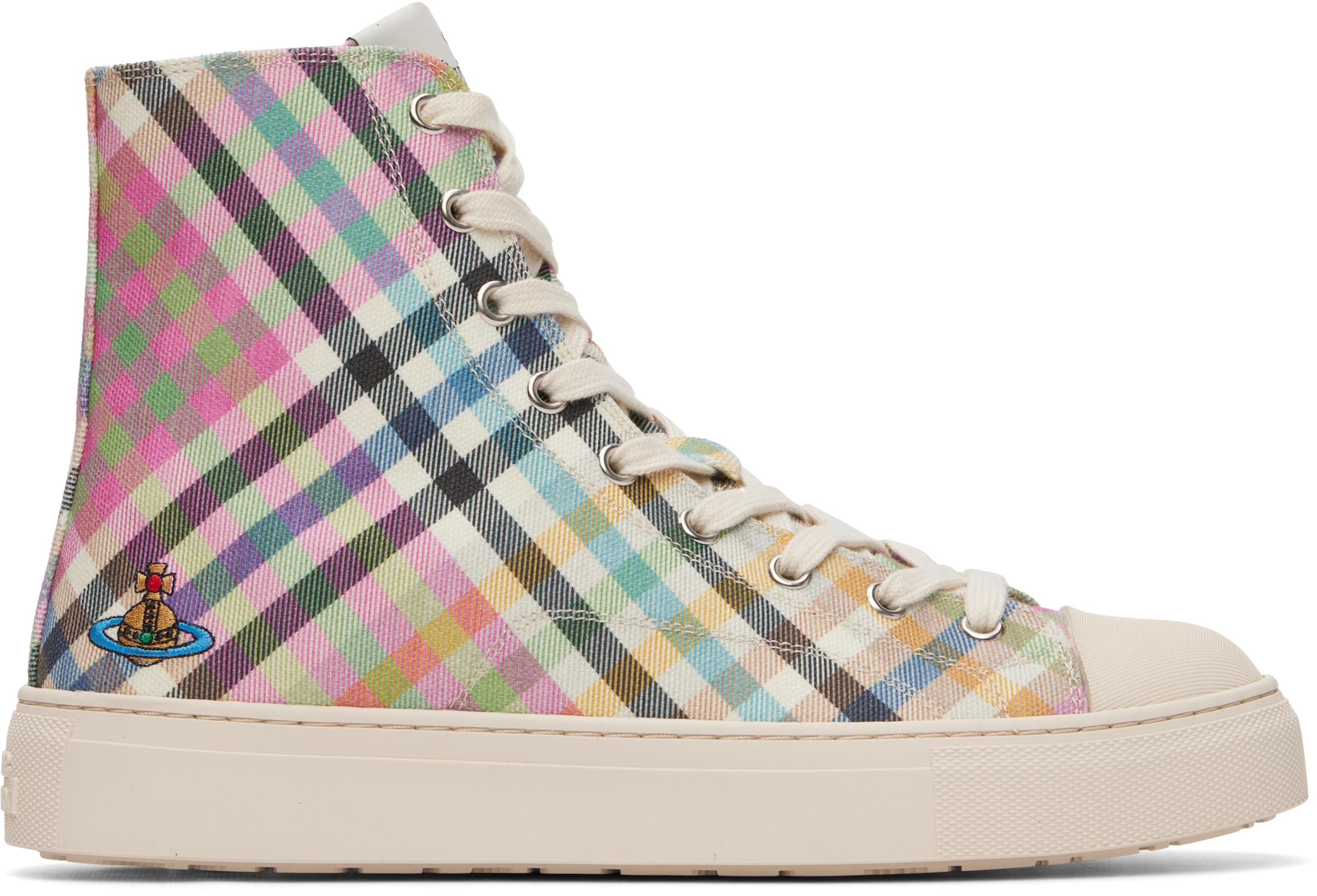 Multicolor High Top Plimsoll Sneakers by VIVIENNE WESTWOOD