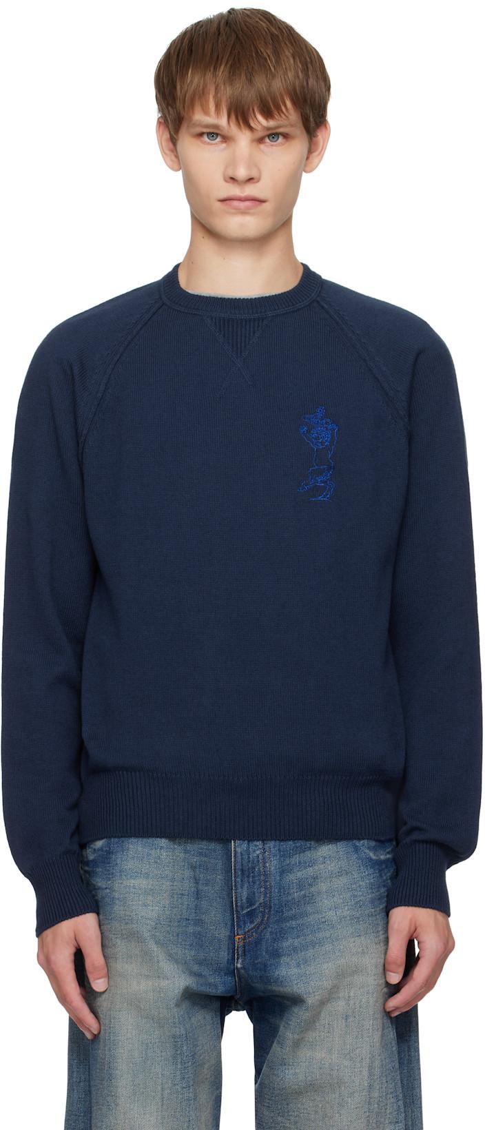 Navy Joshua Sweater by VIVIENNE WESTWOOD
