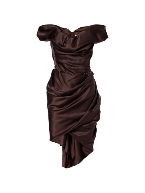 Nova Cora asymmetrical draped dress by VIVIENNE WESTWOOD