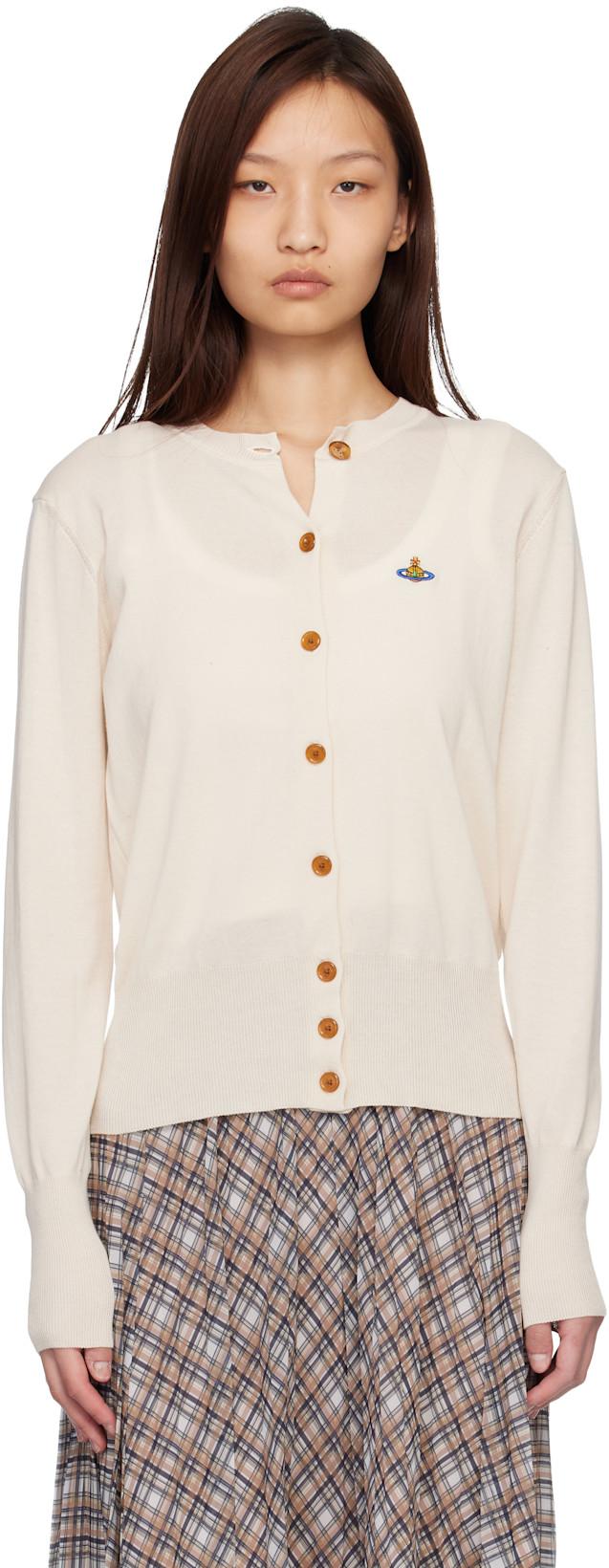 Off-White Bea Cardigan by VIVIENNE WESTWOOD