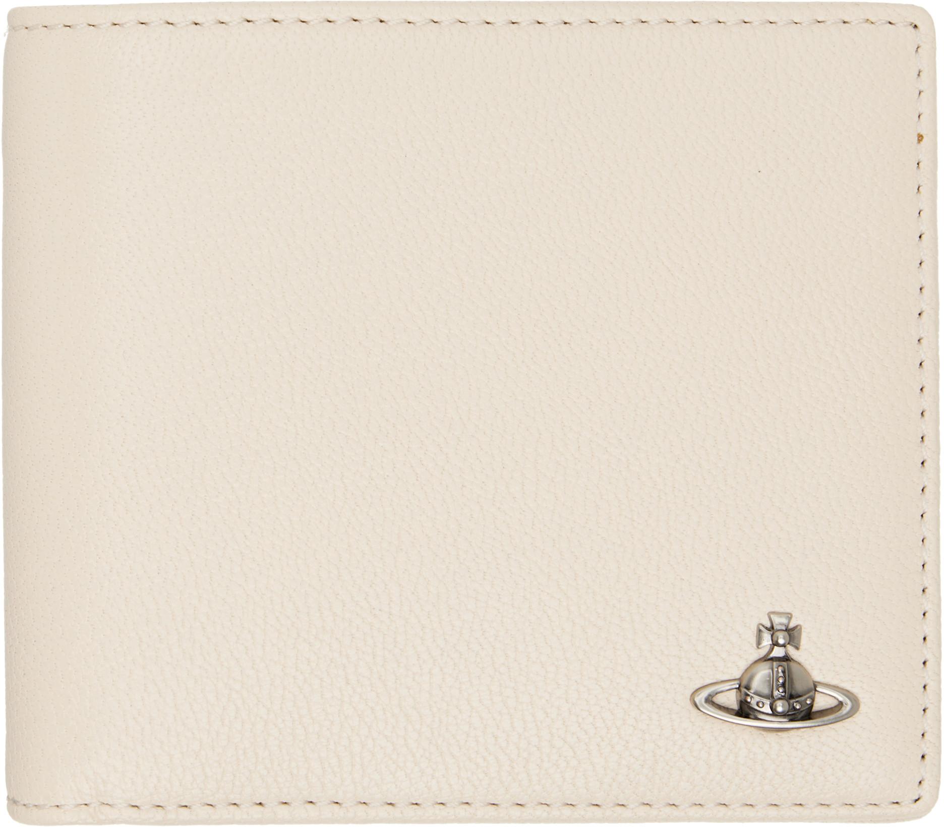 Off-White Billfold Man Wallet by VIVIENNE WESTWOOD