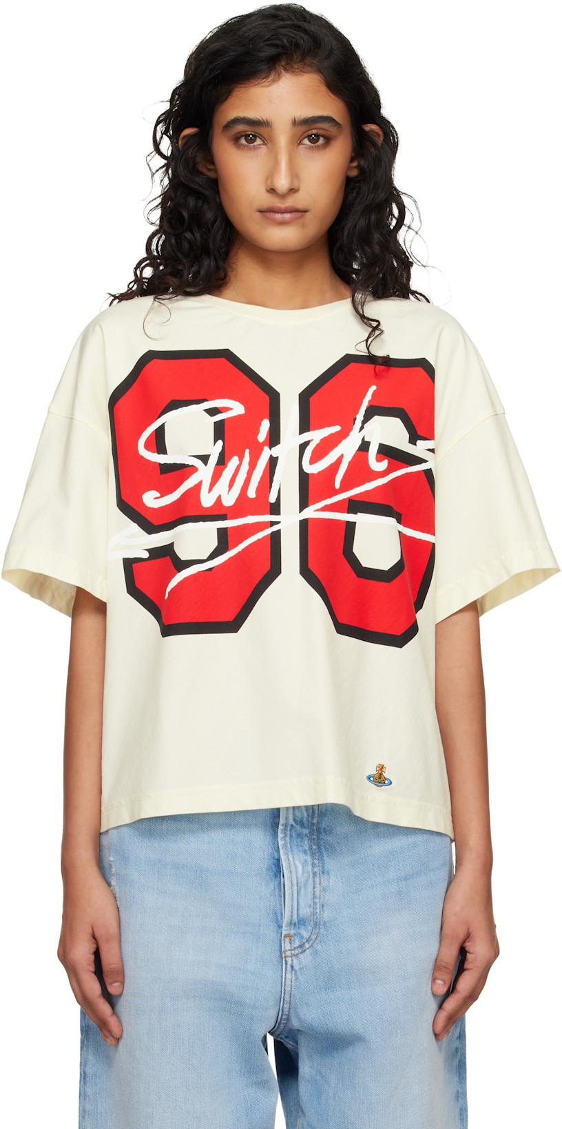 Off-White Cotton Jersey 96 Switch Box T-shirt by VIVIENNE WESTWOOD