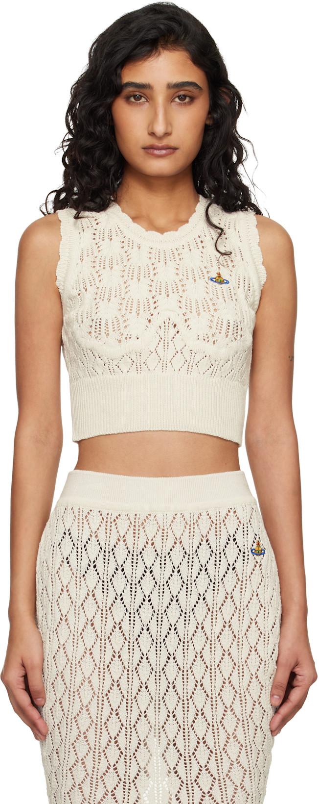 Off-White Ella Tank Top by VIVIENNE WESTWOOD
