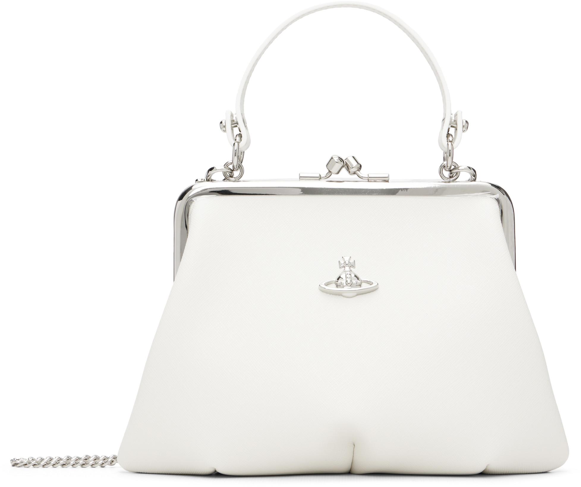 Off-White Granny Frame Bag by VIVIENNE WESTWOOD