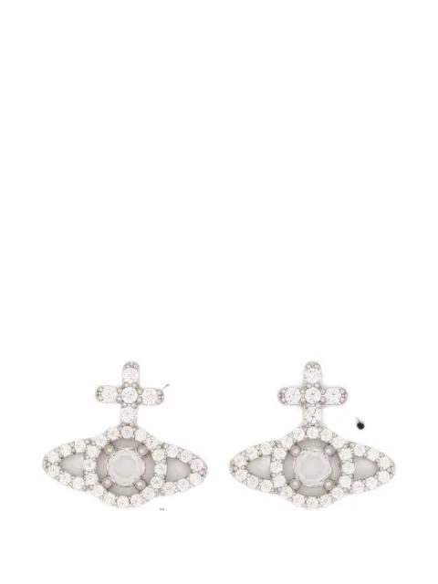 Olympia crystal orb earrings by VIVIENNE WESTWOOD