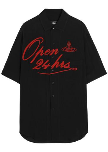Open 24hr Bowling printed woven shirt by VIVIENNE WESTWOOD