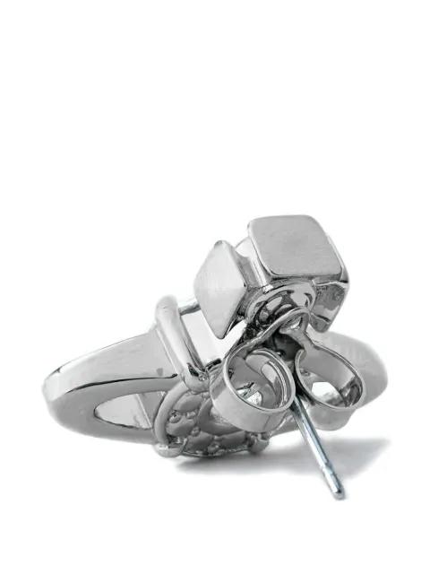 Orb crystal stud earrings by VIVIENNE WESTWOOD