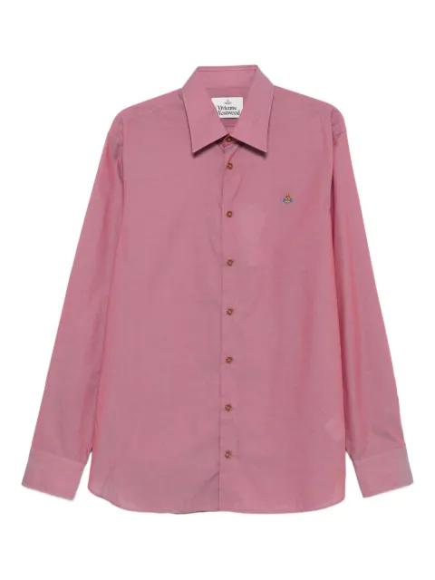 Orb-embellished long-sleeved shirt by VIVIENNE WESTWOOD