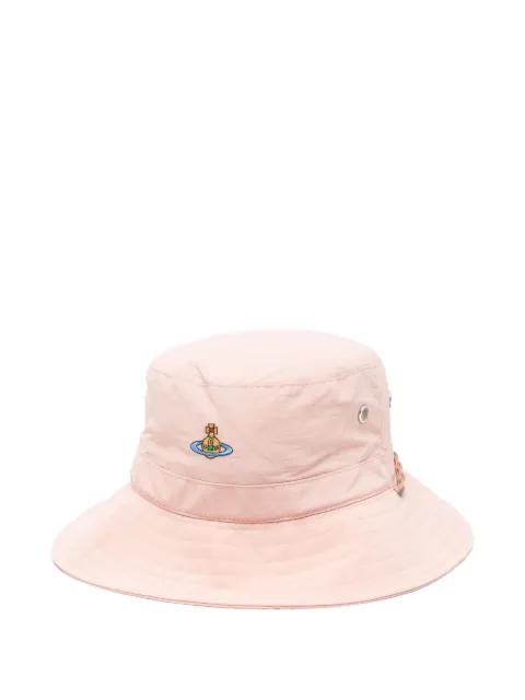 Orb-embroidered adventure hat by VIVIENNE WESTWOOD