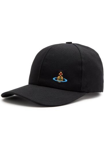 Orb-embroidered canvas cap by VIVIENNE WESTWOOD