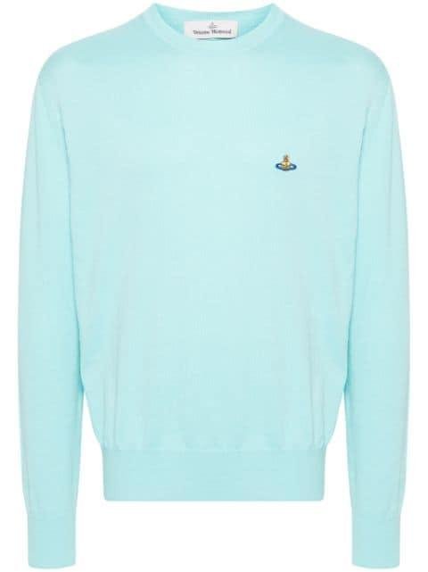 Orb-embroidered cotton jumper by VIVIENNE WESTWOOD