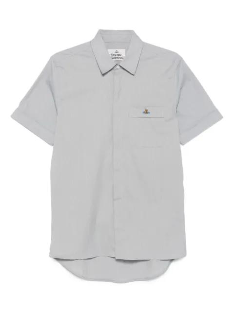Orb-embroidered short-sleeve shirt by VIVIENNE WESTWOOD
