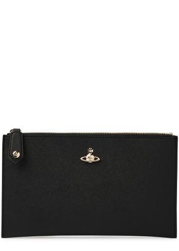 Orb leather pouch by VIVIENNE WESTWOOD