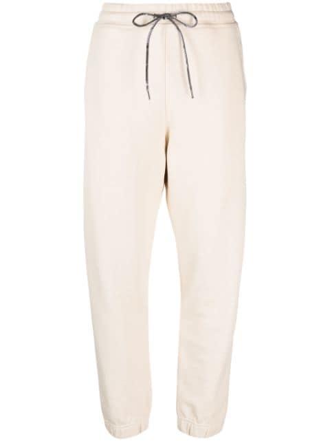 Orb logo-embroidered cotton track pants by VIVIENNE WESTWOOD