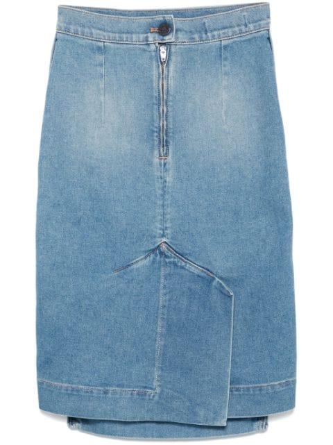 Orb logo embroidery skirt by VIVIENNE WESTWOOD