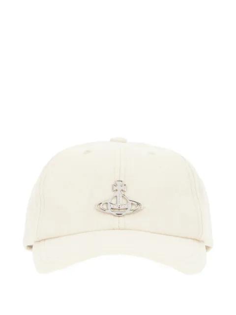 Orb-plaque baseball cap by VIVIENNE WESTWOOD