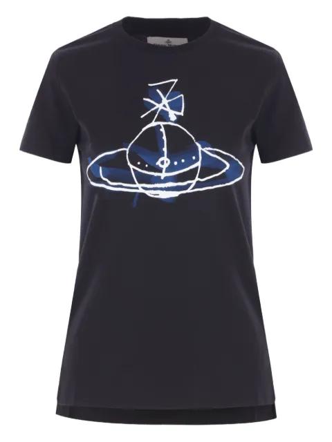 Orb-print T-shirt by VIVIENNE WESTWOOD
