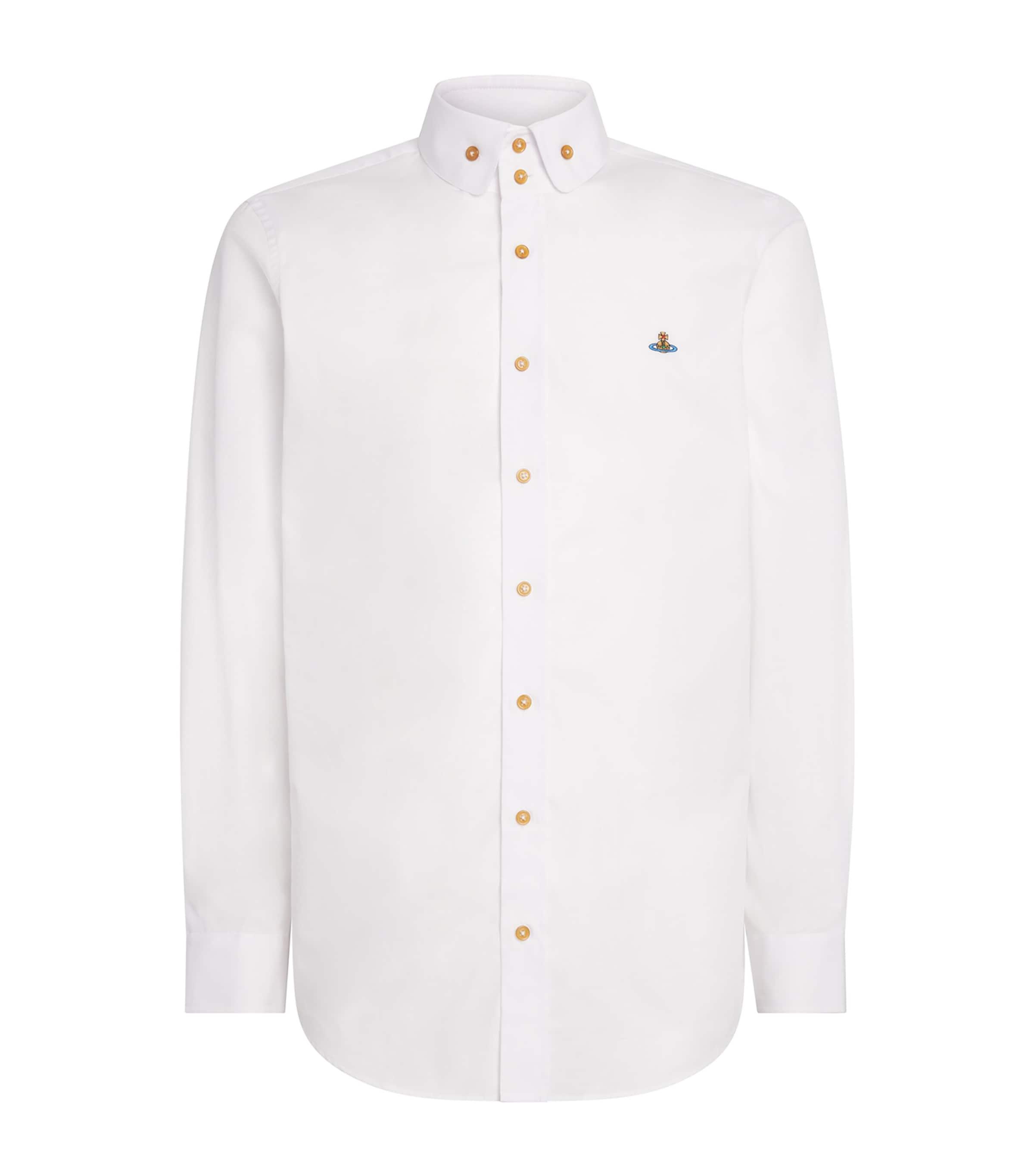 Organic Cotton Button-Down Orb Shirt by VIVIENNE WESTWOOD