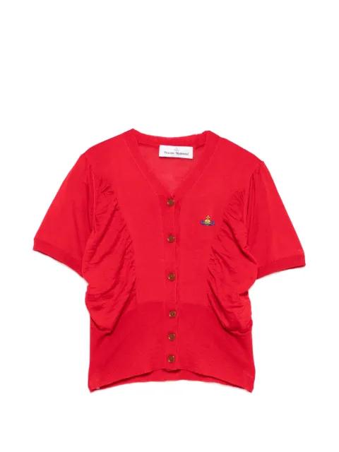 Pamela ruched cardigan by VIVIENNE WESTWOOD