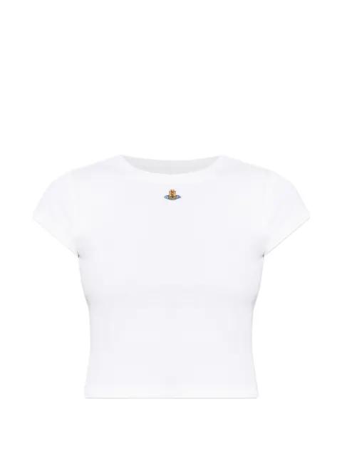 Peru orb-motif crop top by VIVIENNE WESTWOOD