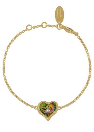 Petra heart crystal-embellished bracelet by VIVIENNE WESTWOOD