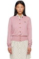 Pink Bea Cardigan by VIVIENNE WESTWOOD Pink Bea Cardigan by VIVIENNE WESTWOOD