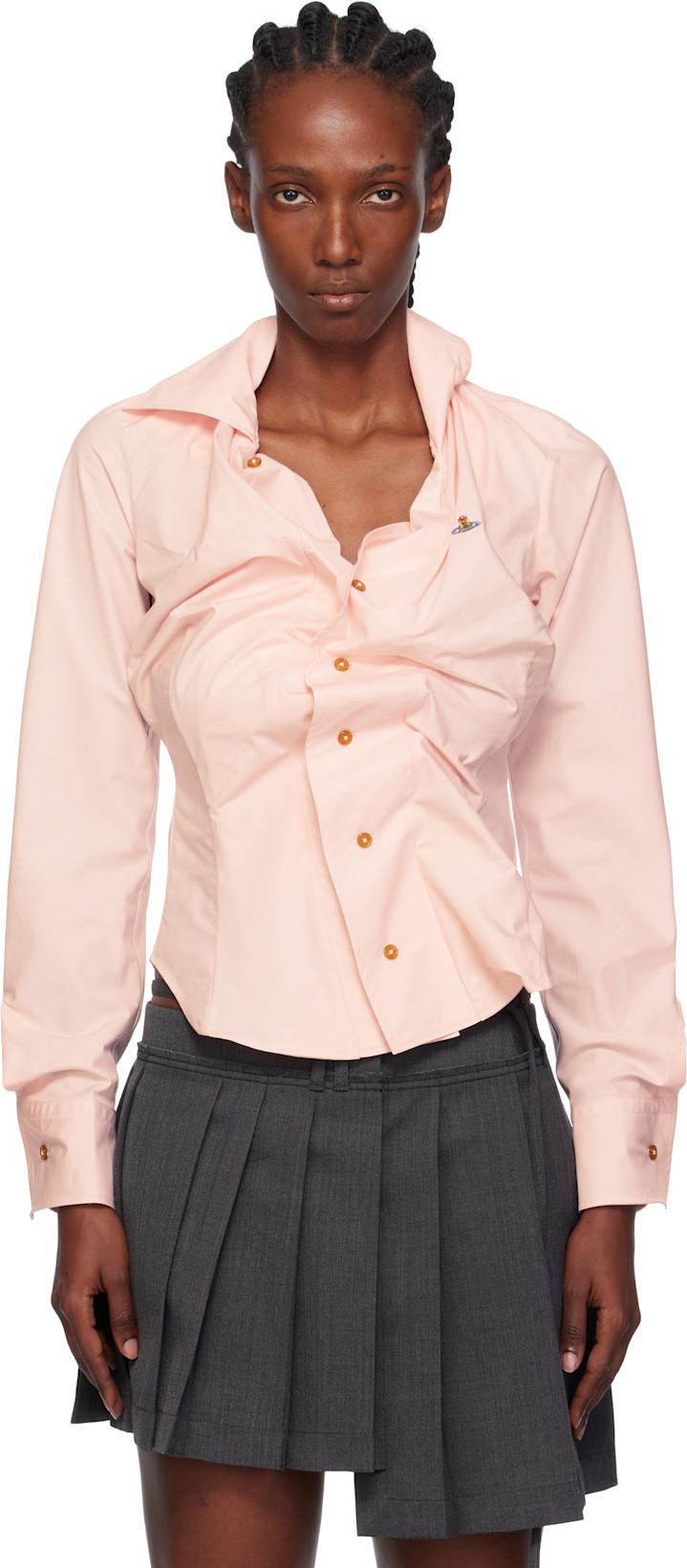 Pink Drunken Shirt by VIVIENNE WESTWOOD