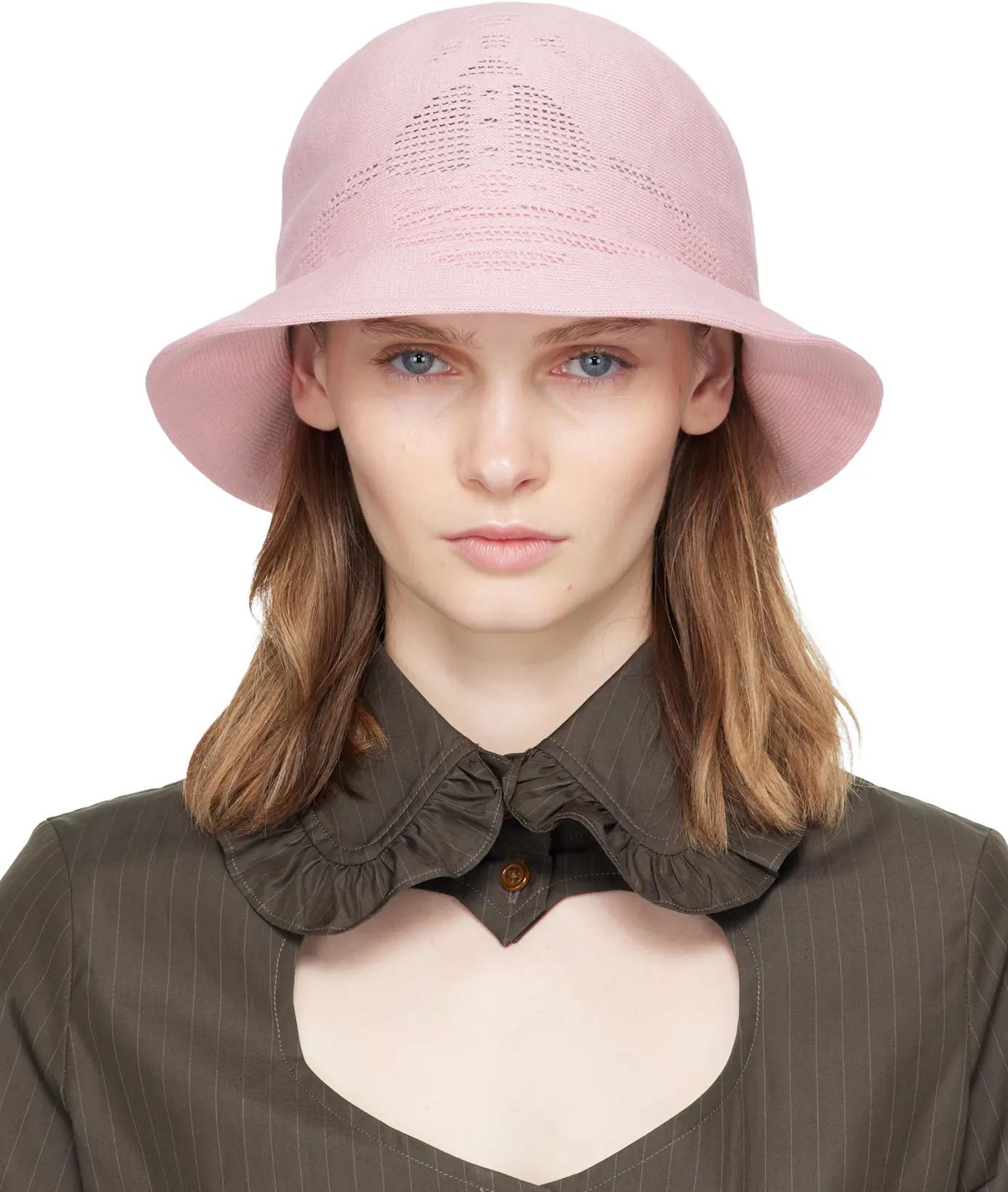 Pink Thermo Bucket Hat by VIVIENNE WESTWOOD