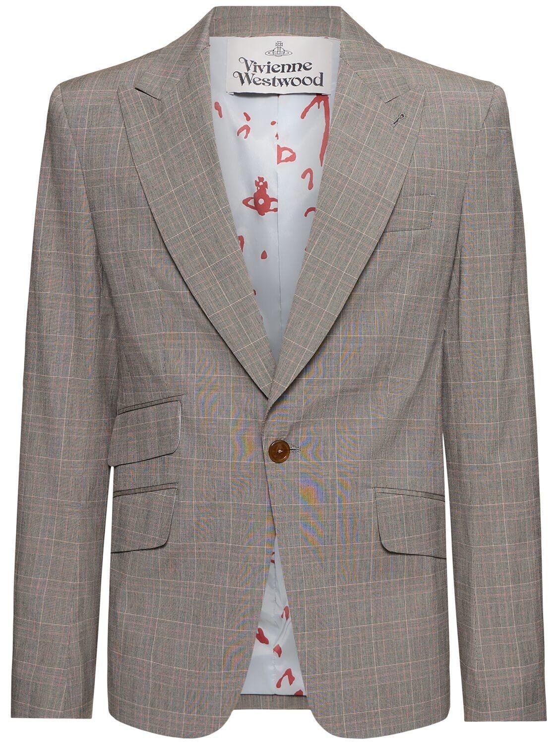 Prince Of Wales Cotton Blazer by VIVIENNE WESTWOOD
