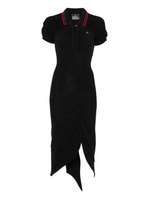 Pulling ruffled midi dress by VIVIENNE WESTWOOD