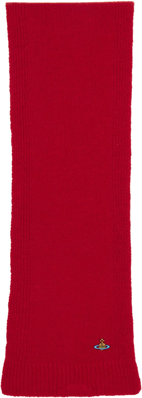 Red Cashmere Scarf by VIVIENNE WESTWOOD