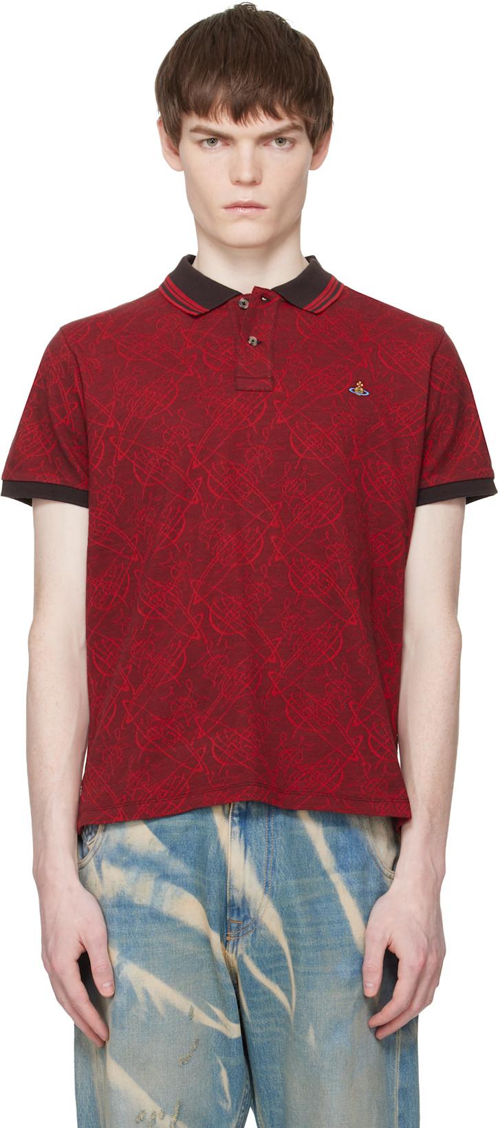 Red Classic Polo by VIVIENNE WESTWOOD