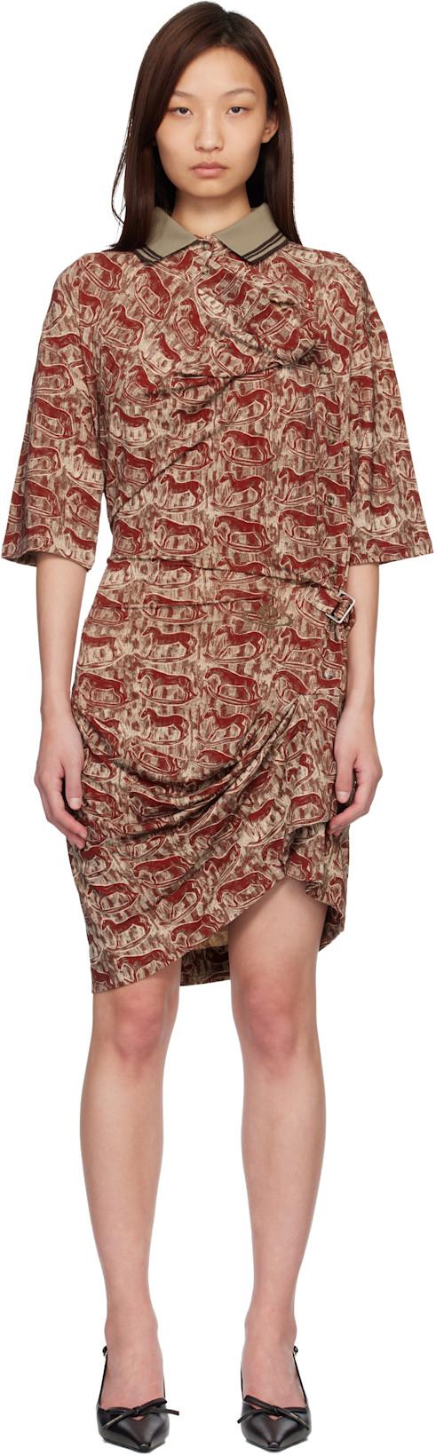 Red Ming Polo Minidress by VIVIENNE WESTWOOD