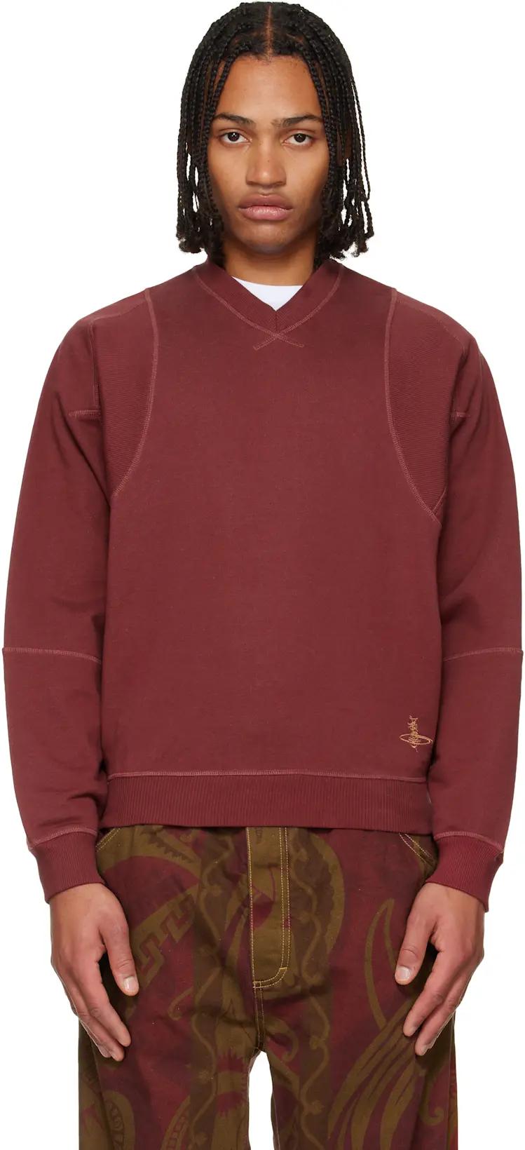 Red Pourpoint Sweatshirt by VIVIENNE WESTWOOD