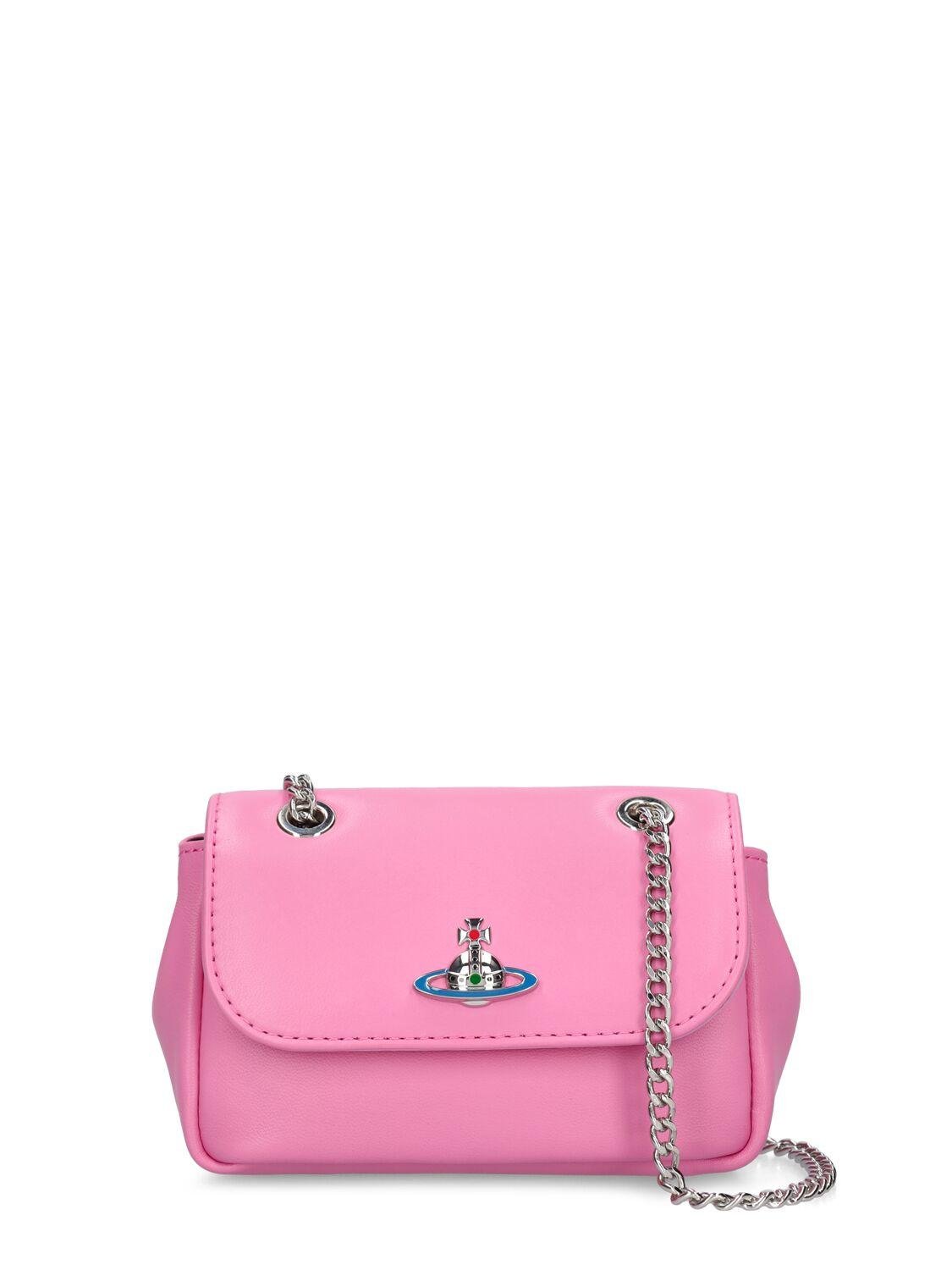 Small Leather Shoulder Bag W/chain by VIVIENNE WESTWOOD