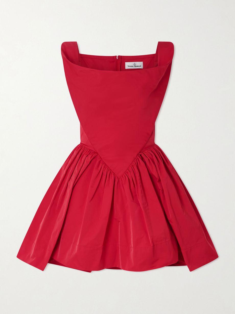 Sunday pleated taffeta mini dress by VIVIENNE WESTWOOD