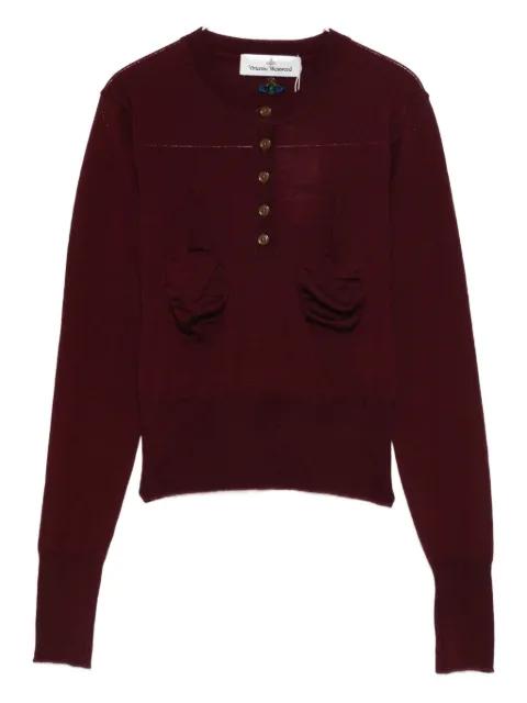 Tit button detail jumper by VIVIENNE WESTWOOD