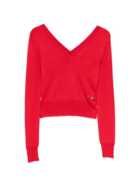 V-neck sweater by VIVIENNE WESTWOOD