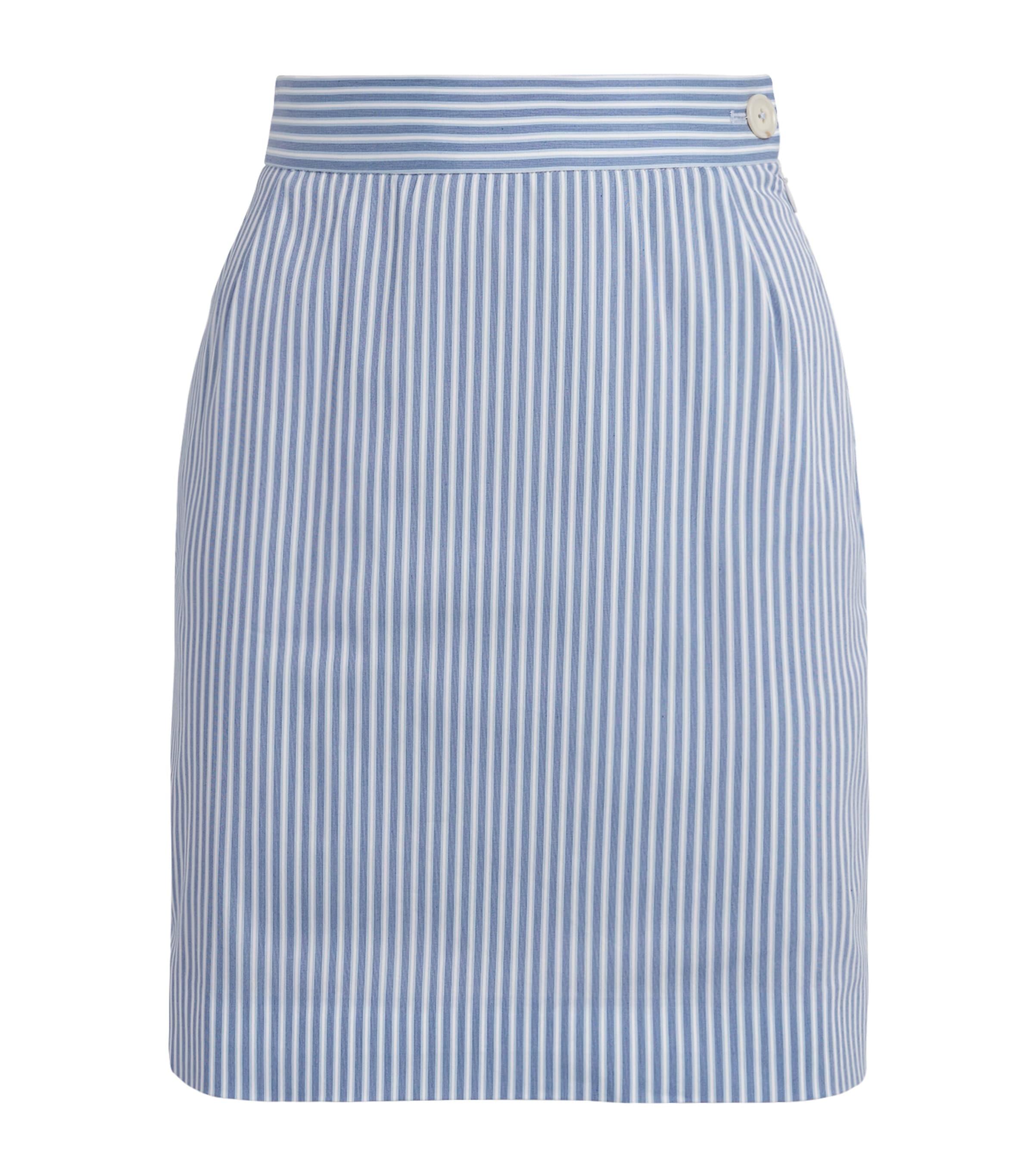 Vivienne Westwood Cotton-Blend Stripe Mini Skirt by VIVIENNE WESTWOOD