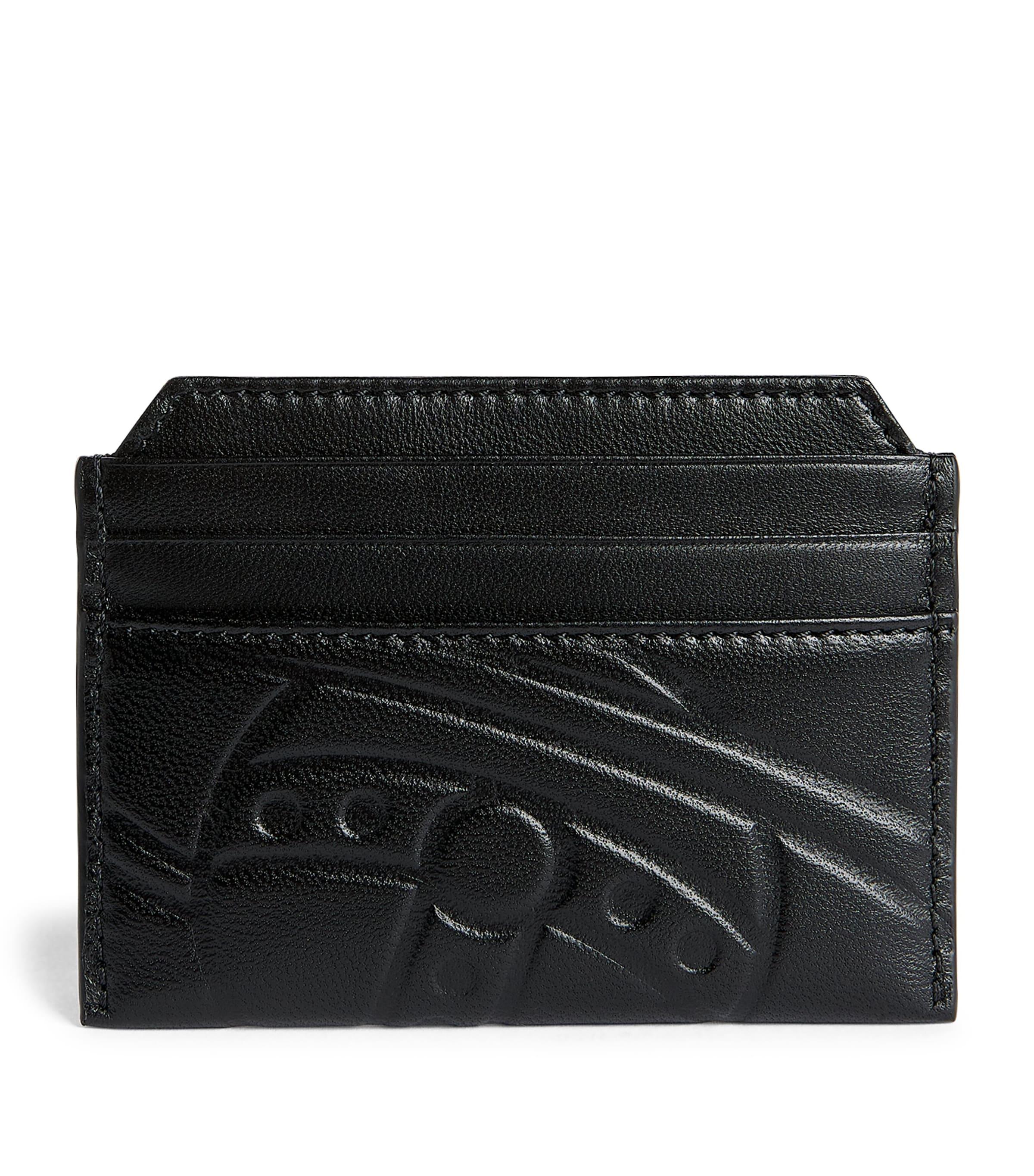 Vivienne Westwood Leather Orb Card Holder by VIVIENNE WESTWOOD