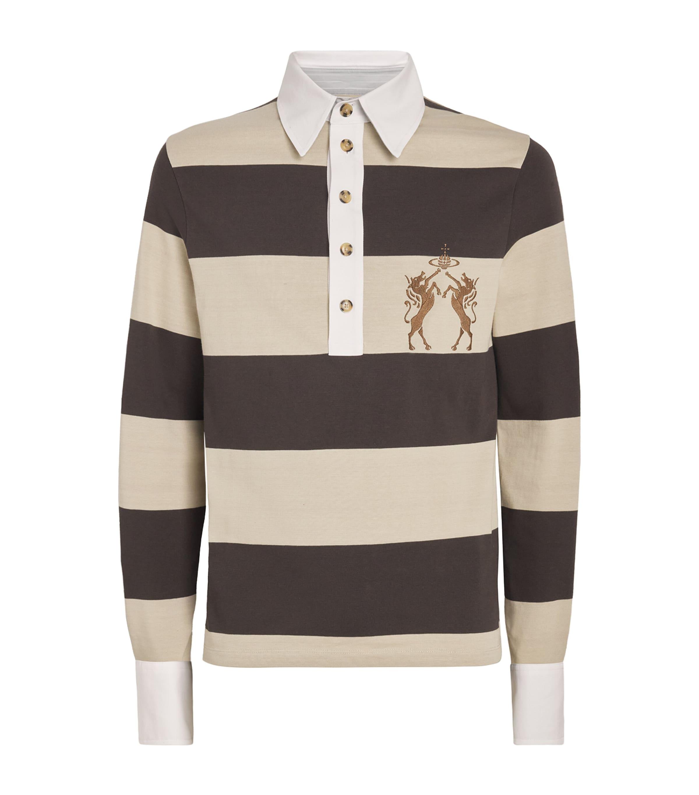 Vivienne Westwood Organic Cotton Stripe Rugby Shirt by VIVIENNE WESTWOOD