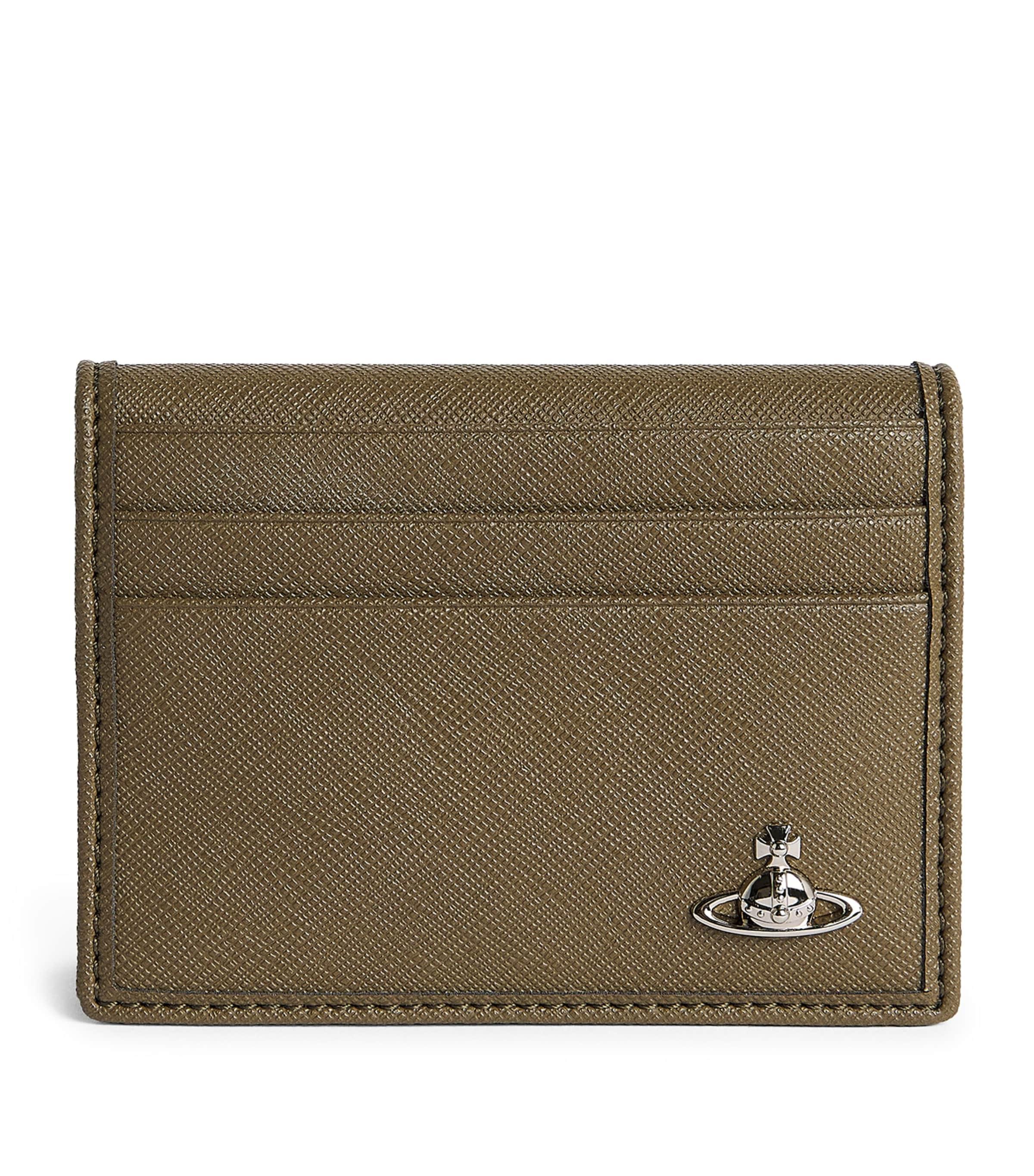 Vivienne Westwood Saffiano-Effect Card Holder by VIVIENNE WESTWOOD
