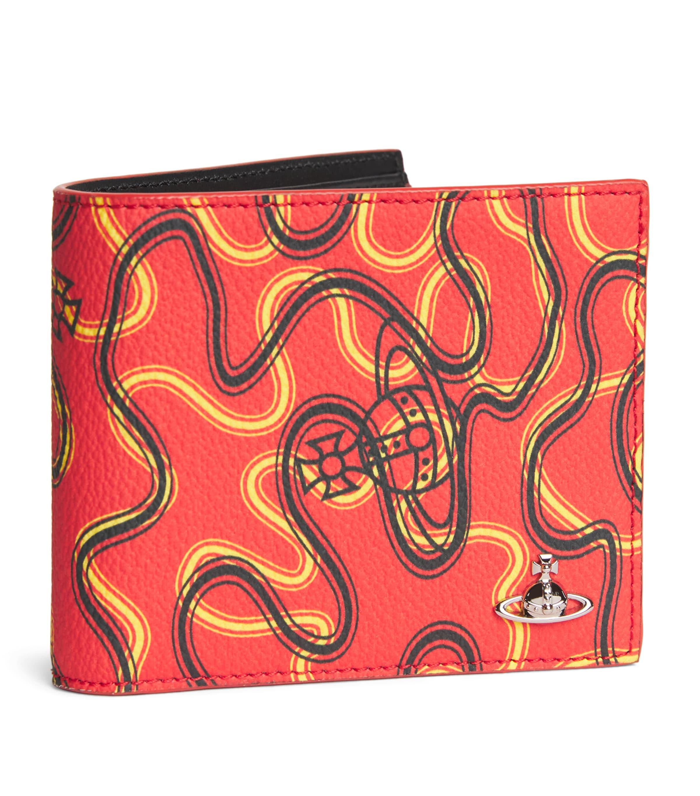 Vivienne Westwood Squiggle Print Bifold Wallet by VIVIENNE WESTWOOD