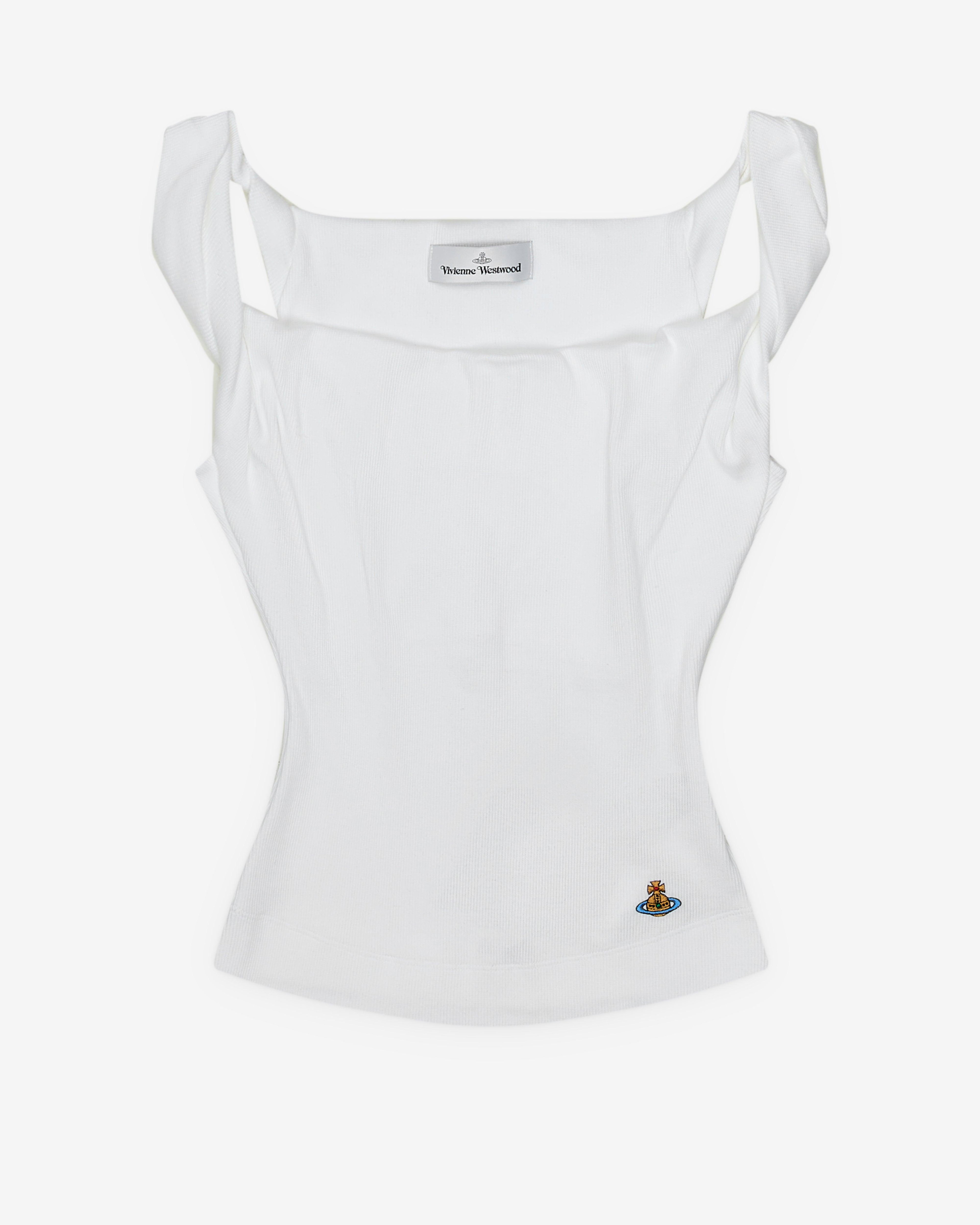 Vivienne Westwood - Women's Anna Top - (White) by VIVIENNE WESTWOOD