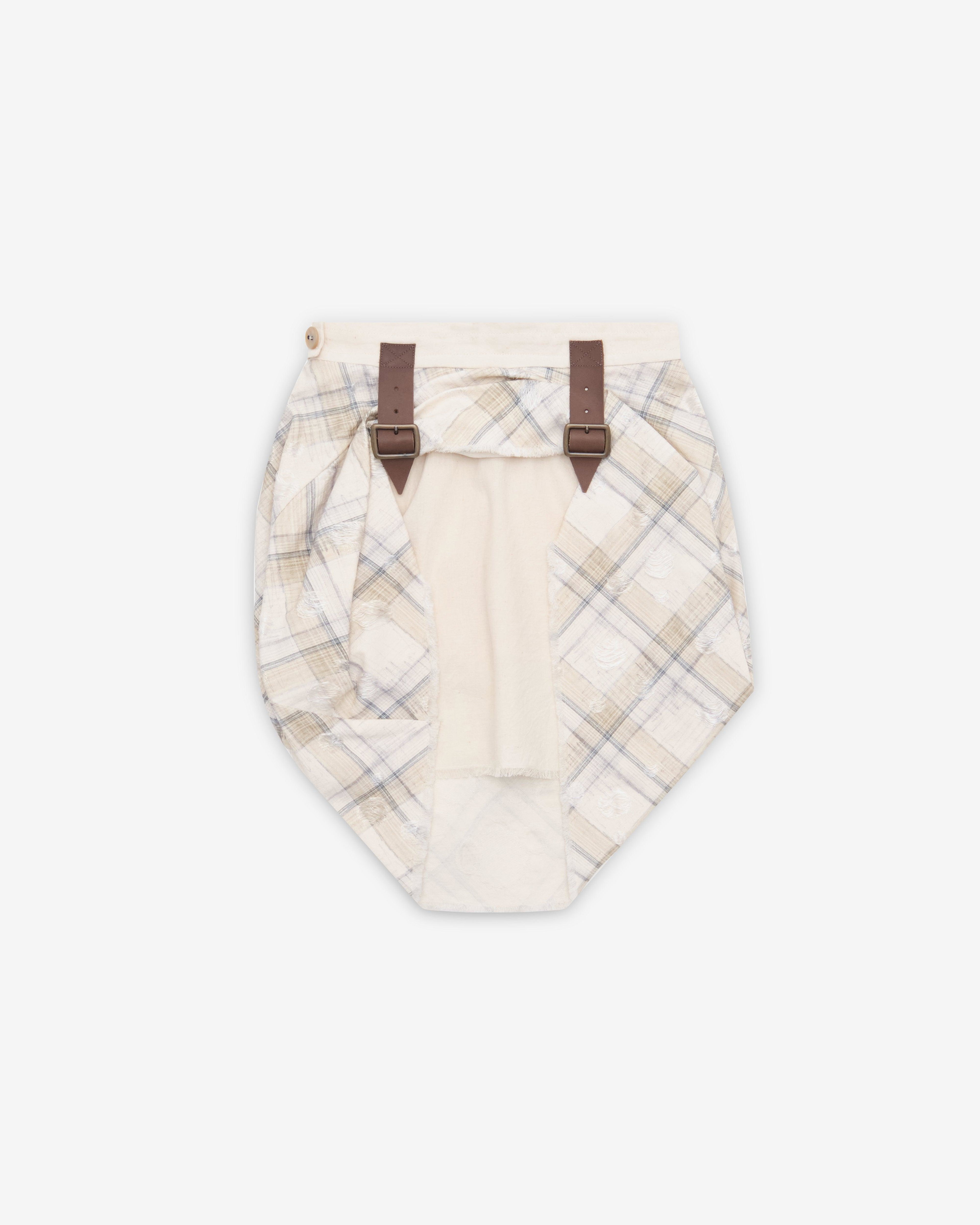 Vivienne Westwood - Women's Mini Frame Skirt - (Ecru) by VIVIENNE WESTWOOD