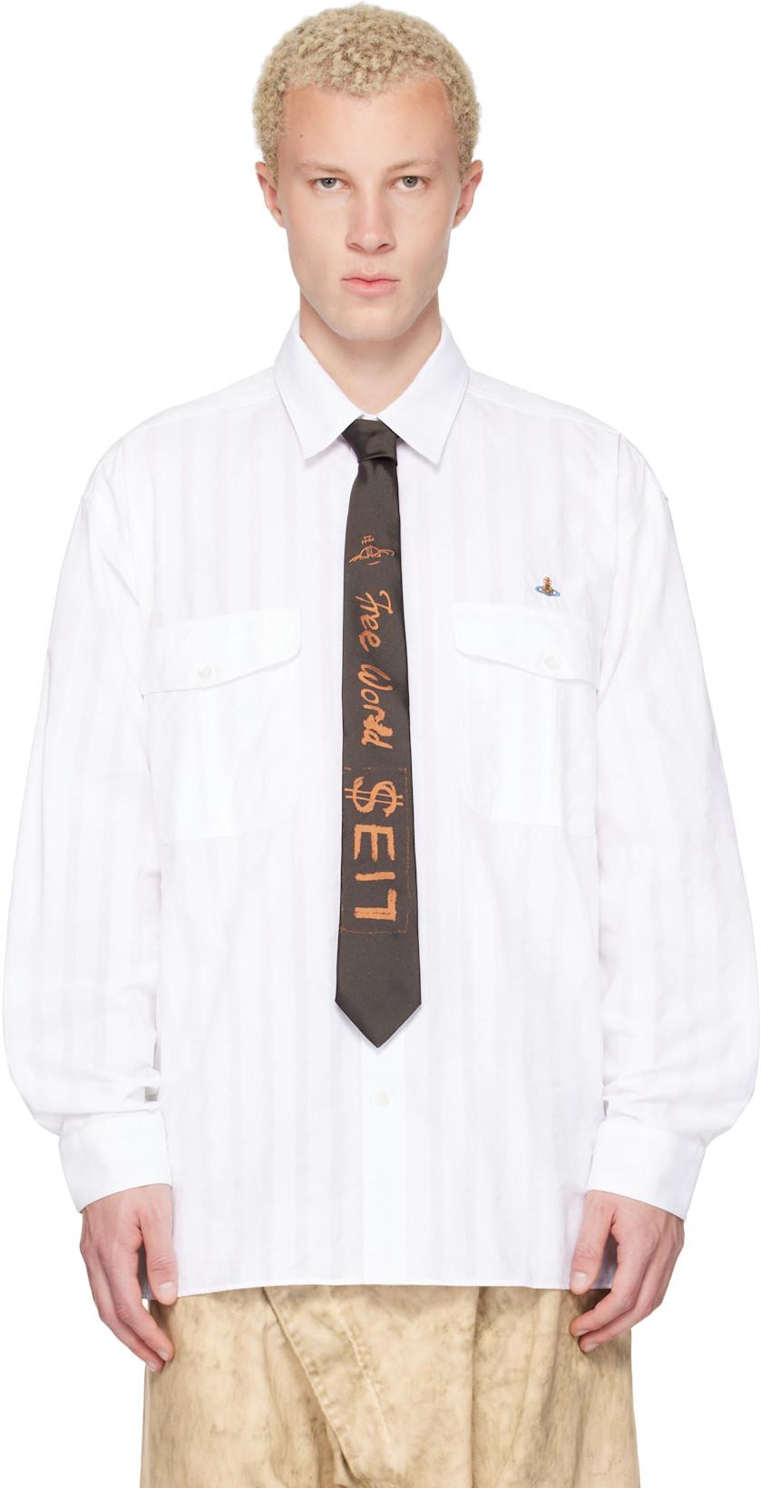 White Bernhard Shirt by VIVIENNE WESTWOOD