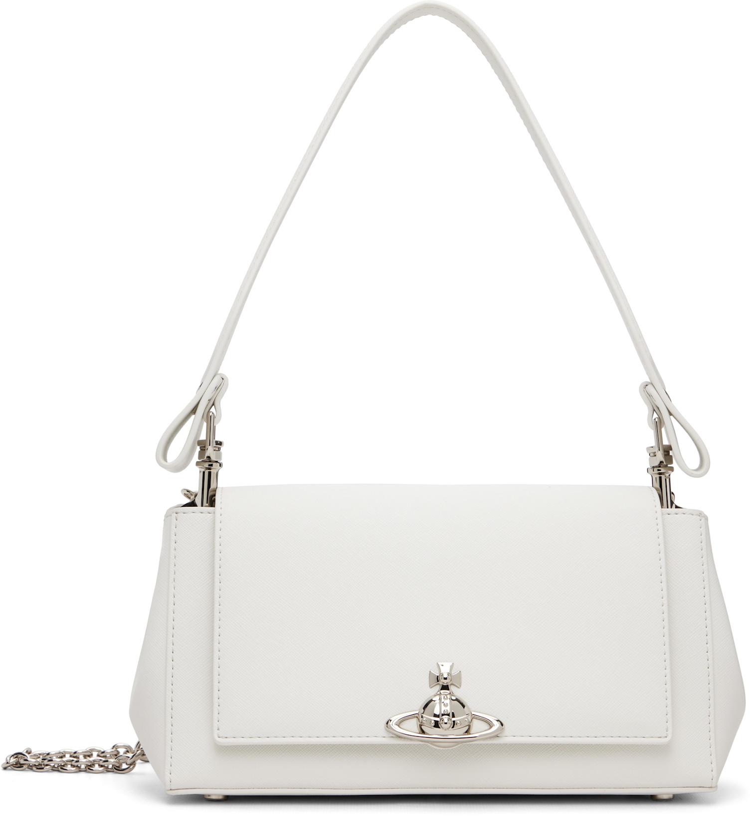 White Hazel Medium Bag by VIVIENNE WESTWOOD