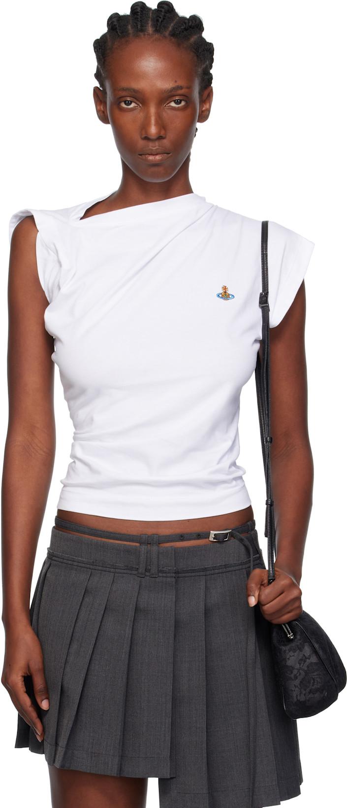 White Hebo T-shirt by VIVIENNE WESTWOOD