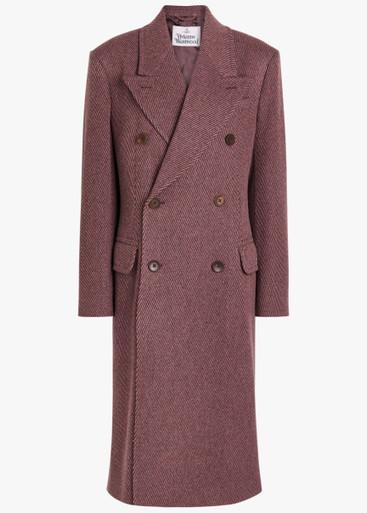 Winston double-breasted wool coat by VIVIENNE WESTWOOD